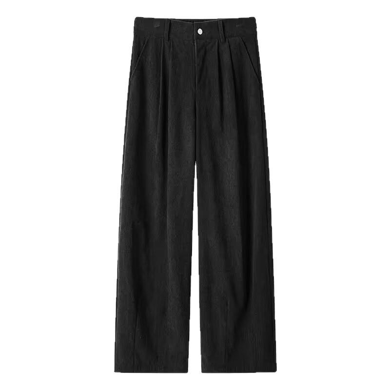 Maillard Yamamoto pants men's autumn and winter trendy brand velvet thickened drape lazy wind loose casual versatile wide-leg pants