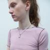 Tyranno Long Necklace / Silver