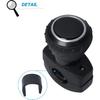 Ketofa  Universal 77700-01540 Steering Wheel Spinner Knob For Kubota Tractors, Black, Polyurethane, 1.25 Inches, Tractor Steering Wheel Accessory