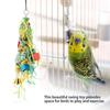Bird Parrot Chewing Bite Stand Swing Hanging Toy Decoration Cage Accessories