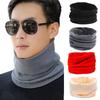 Fashion Soft Velvet Neck Warmer Women Men Sports Face Neck Cover Winter Skating Running Hiking Scarves Thickened Warm Tube Scarf