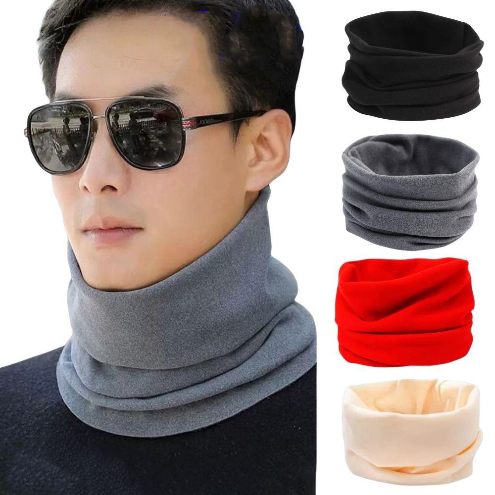 Fashion Soft Velvet Neck Warmer Women Men Sports Face Neck Cover Winter Skating Running Hiking Scarves Thickened Warm Tube Scarf