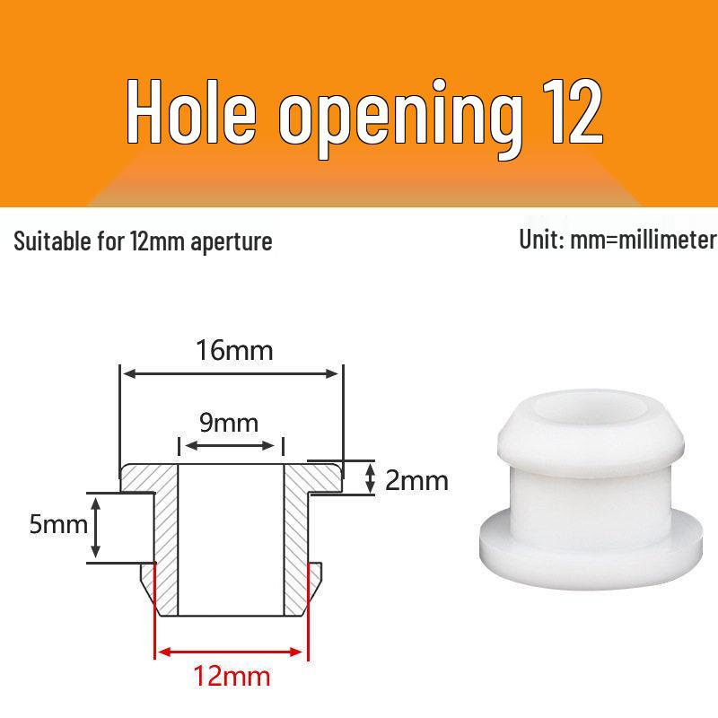 Anello passante protettore per cavi in silicone