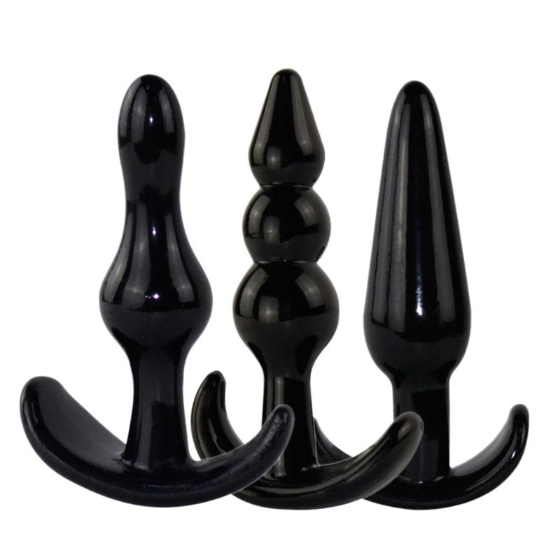 3PCS Butt Plug Masturbation Anals Plug Vaginal Plug For Different Size Erotic Anus Plug Adult Sex Toys Woman Men Anal Dilator 18