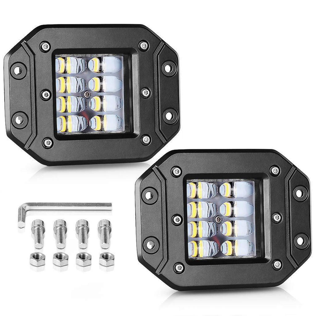 5 Inches Embedded Work Lamp For Automotive Use With Polycarbonate Lens And 10 32V Power Range