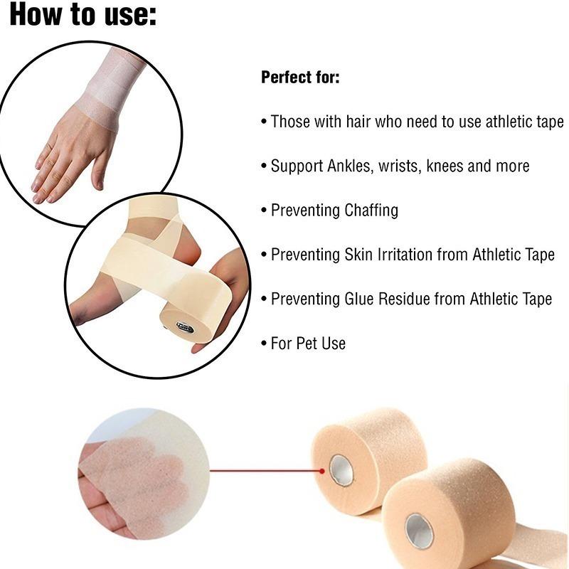 Foam Cotton Skin Film Self-adhesive Elastic Bandage Elbow Knee Pads Sponge Muscle Strain Injury Underwrap Patellar Sports Tapes
