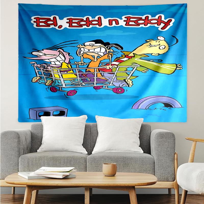 Ed Eddy Mystery Quick-Dry Tapestry Hanging for Bedroom,Livingroom, Playroom,Decor Art Room Wall Tapestry Holiday and Birthday Gifts