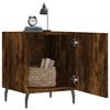 VidaXL Table de chevet chêne fumé 40x40x50 cm bois d'ingénierie 827606
