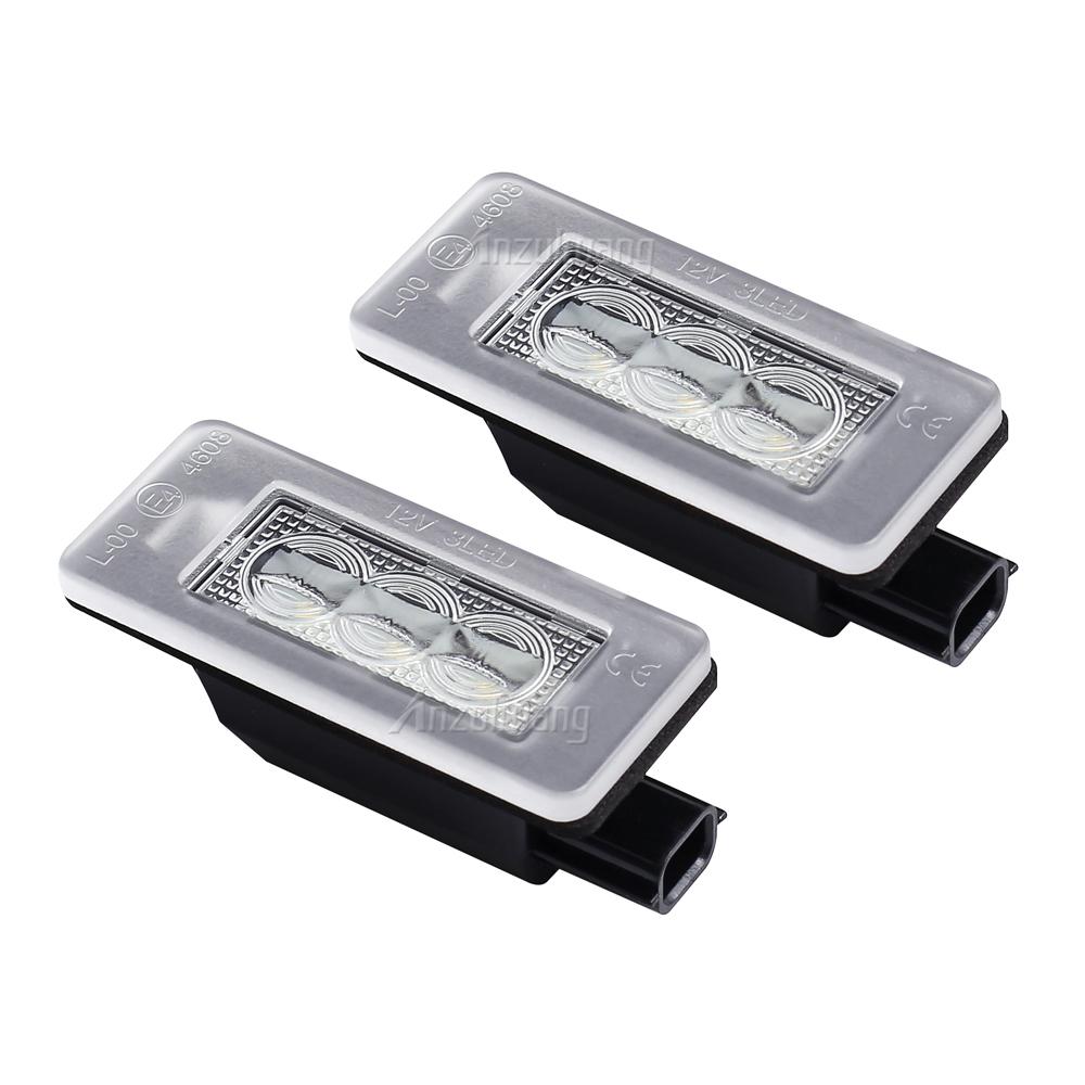 Led License Plate Lights For Nissan Serena C27 Altima Suzuki Landy Dacia Duster Auto Tail Lamps