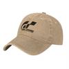 Gran Turismo Logo Washed Cotton Baseball Cap Unisex Adjustable Fit Classic Style For Casual Outdoor Wear
