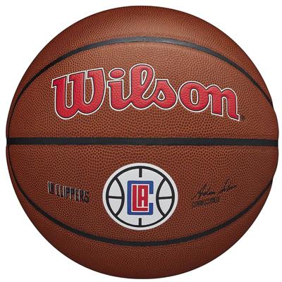 Wilson Team Alliance Los Angeles Clippers Ball, Unisex Brown Basketball
