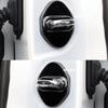 4x Black Titanium Door Buckle Protection Cover Trim For Toyota Corolla 2020-2024