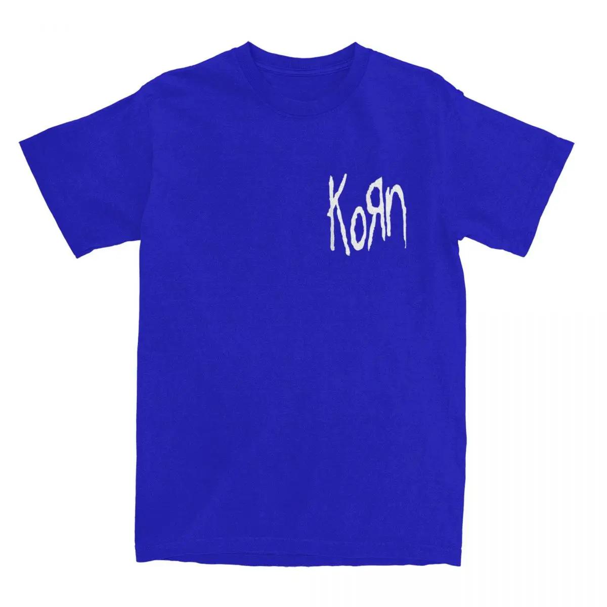 

Fashion Rock Band Korn Logo TShirt for Men Round Collar Cotton T Shirt Short Sleeve Tee Shirt 4XL 5XL 6XL Tops 4XL