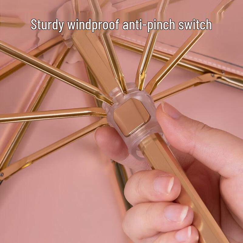 ZUODU ZD013 Manual UV Protection Folding Umbrella