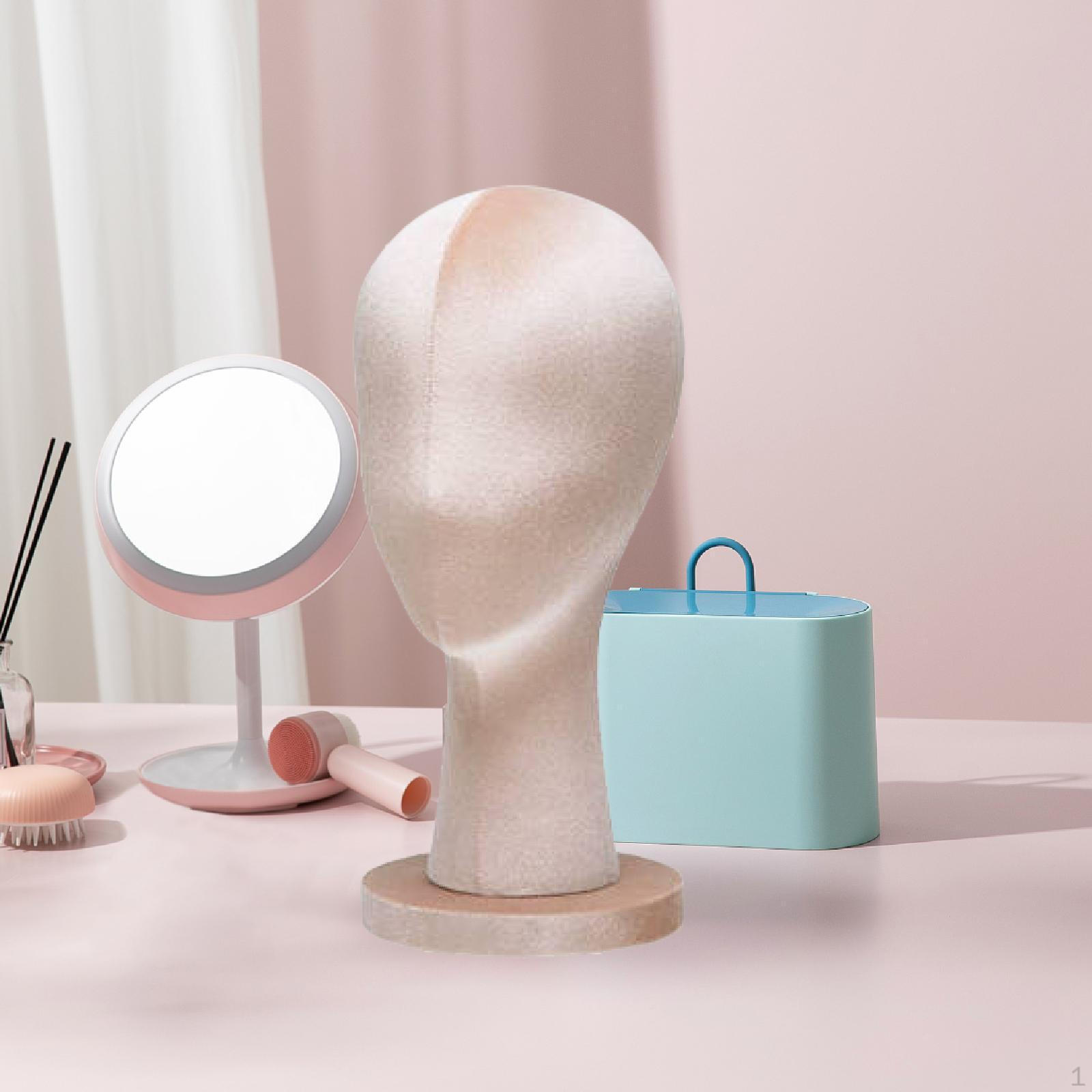 

Манекен головной убор стойка для хранения модных накладок для укладки волос портативная настольная подставка для шляп дисплей для париков розовый