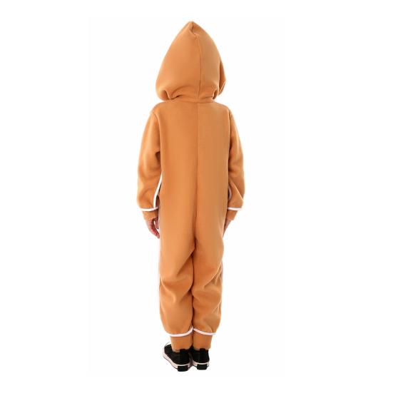 Christmas Onesie Costume for Kids Gingerbread Man/Santa/Green Elf Cosplay Outfit