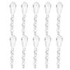 10pcs   bag Acrylic Teardrop Chandelier Pendant Hanging Beads Ceiling Lamp Decoration
