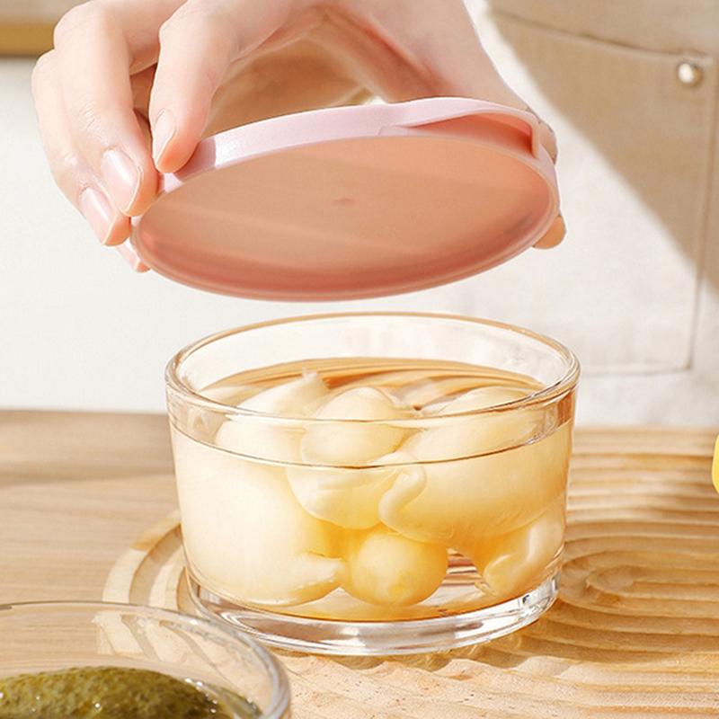 Microwave Safe Round Food Storage Container High Borosilicate Glass Pickle Sealed Jar Refrigerator Fruit Vegetable Storage Jar