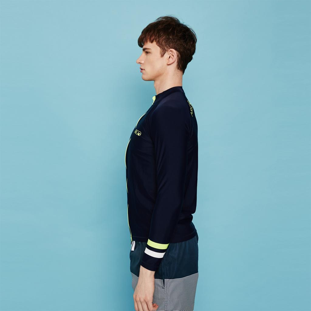 ARGO Byron(Na) Men'S Zip-Up Rash Guard Top