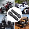 Motorrad-Fußrasten, Präzisions-Motorrad-Fußrasten aus Aluminiumlegierung, rutschfeste, multifunktionale, faltbare Fußstütze, hohe Festigkeit