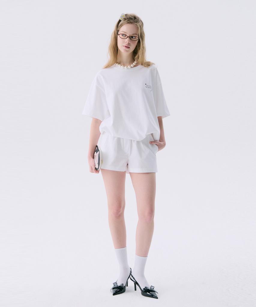 JUNEJUNE SPACE Vol11.Basic Logo T_White(Vol11.Basic Logo T_White)