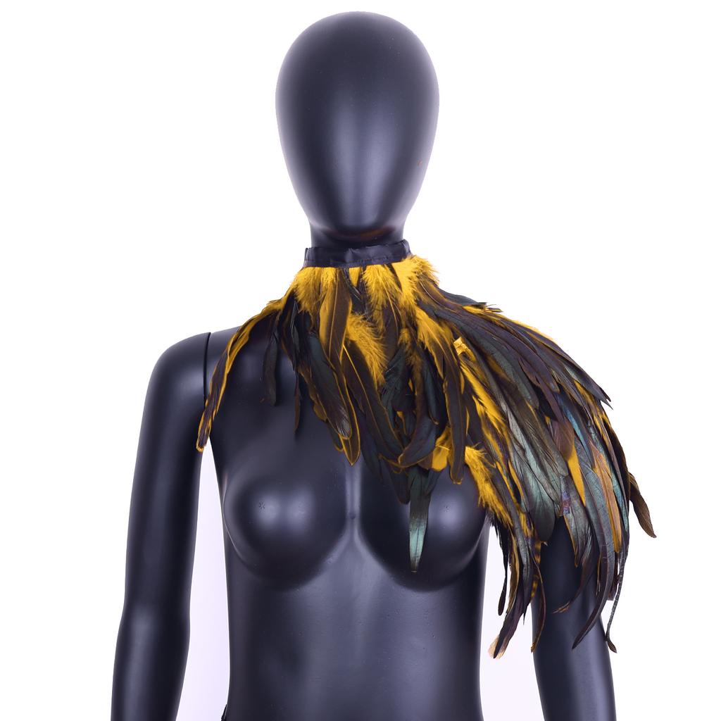 Feather Cape Shawl, Clothing Accessories, Festival Decoration, Carnival Party Decoration, Versatile Shawl for Dances, Halloween Costume