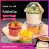 Disposable High-Temperature Pudding & Yogurt Cups with Flat Lids