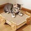 Removable Summer Cat Hammock Round/Rectangle Pet Sleeping Couch Cat Scratcher Board  Small Animal