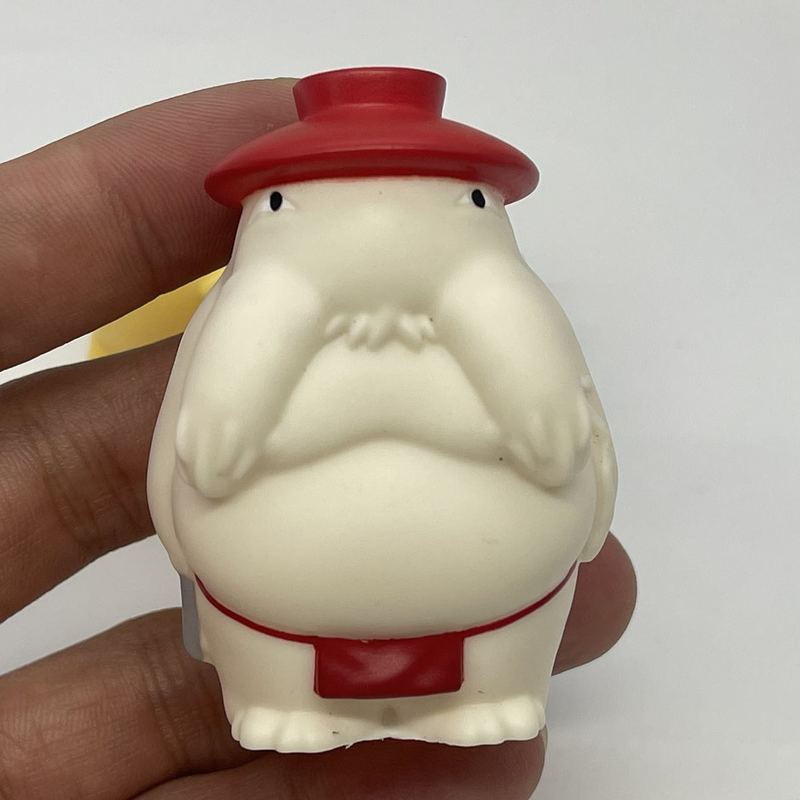 Spot Japanese Anime White Dragon Coal Ball Elf Faceless Male Finger Doll Decoration Blind Box Finger Set Toy Birthday Gift