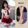 Sex Underwear Japanese College Wind Sailor Suit Red Buttocks JK Pleated Skirt Pure Desire Uniform Temptation Suit