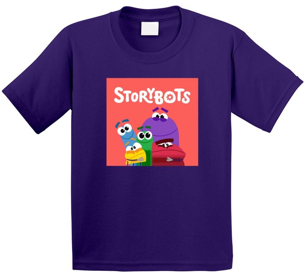 

Ask The Storybots Tee Cool Animated Tv Show Kids T Shirt Unisex T-Shirt S