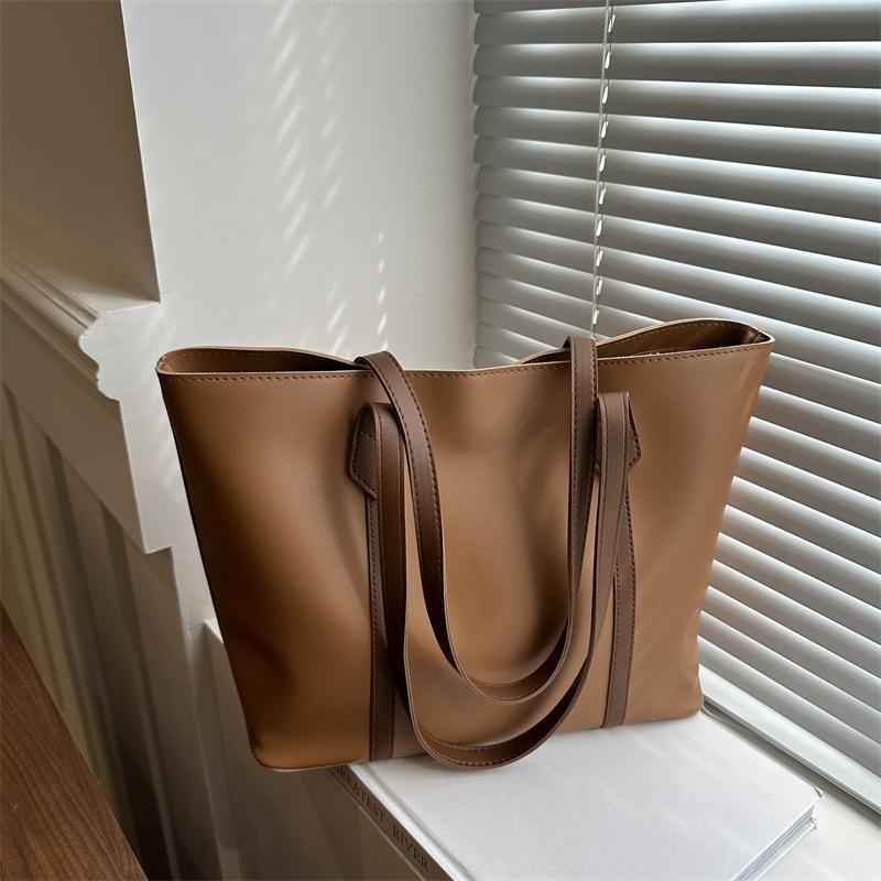 Soft face bag women's autumn and winter fashion casual large capacity shoulder tote bag
