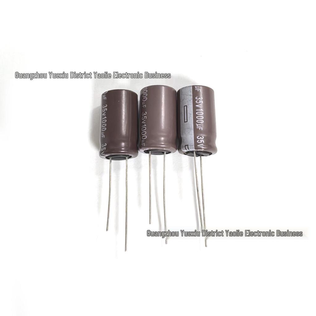 AISHI 35V 1000uF 13x20mm Through-Hole Audio Amplifier Electrolytic Capacitor