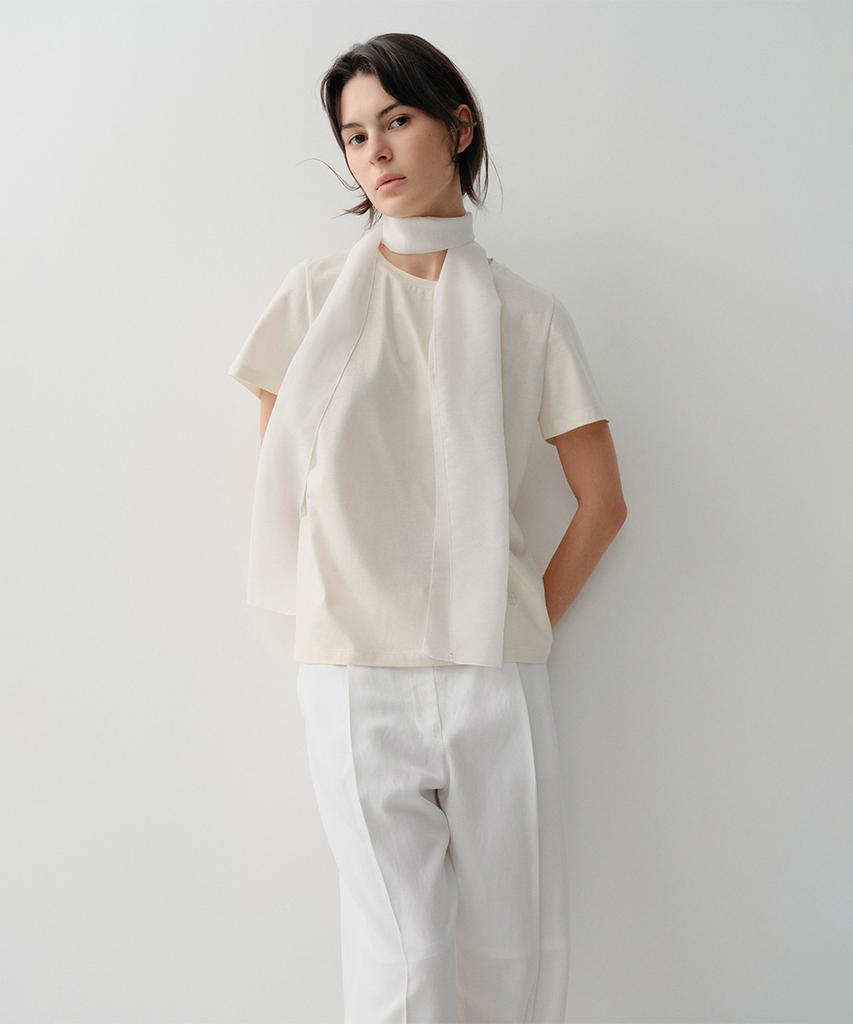 Ia Silket Logo T-Shirt (Cream)