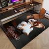 Custom Gremlin Mat Personalized Name, Polyester Washable Indoor Entryway Rug, Gift for Christmas, Easter, Thanksgiving Day