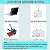 48 Pieces Sublimation Blanks Products Earrings Hooks DIY Jewelry Making Supplies