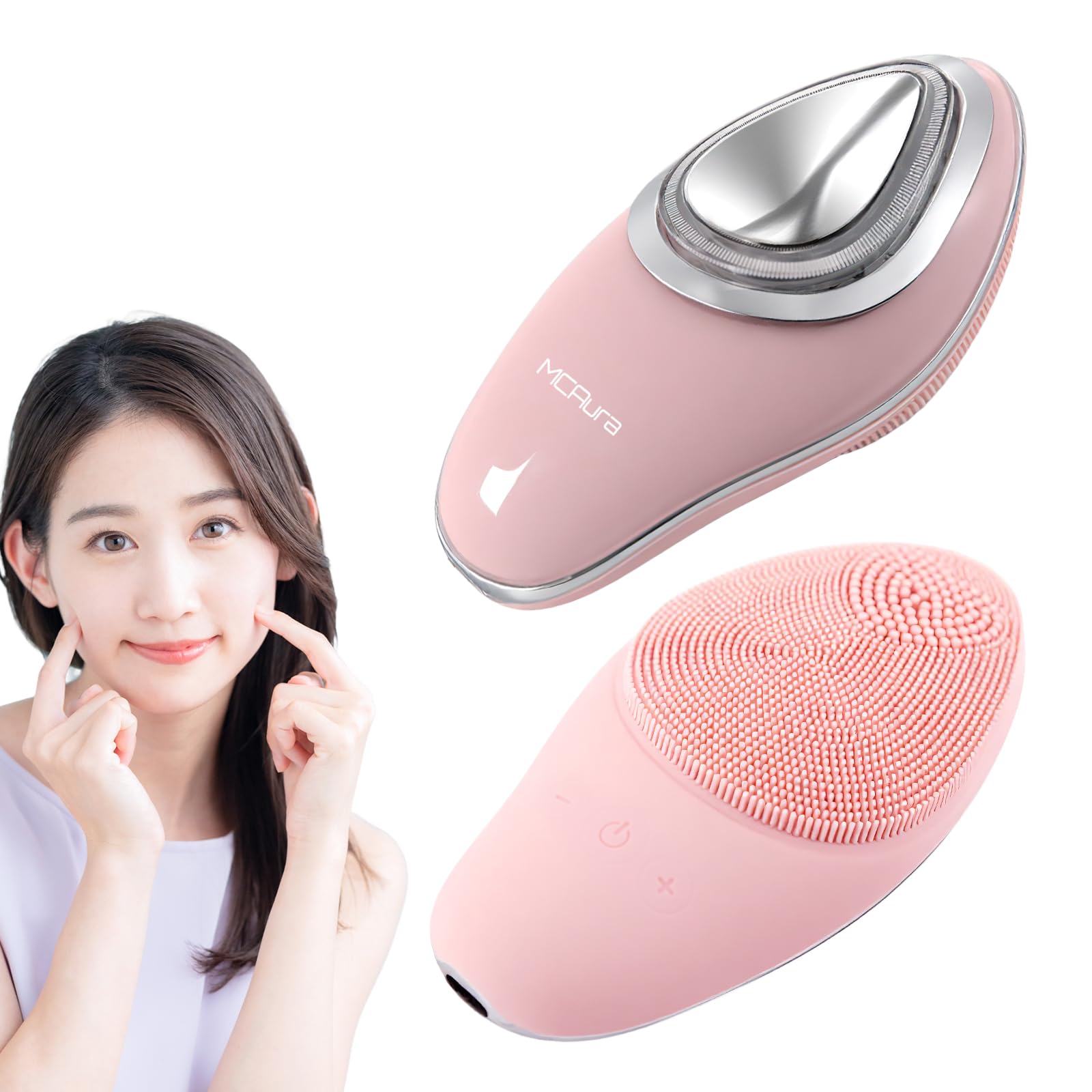 

MCAura [Domestic Genuine Product] Facial Massager [Pore Cleansing x Skin Care] Multifunctional Beauty Device Ion Introduction/Extraction Electric Faci