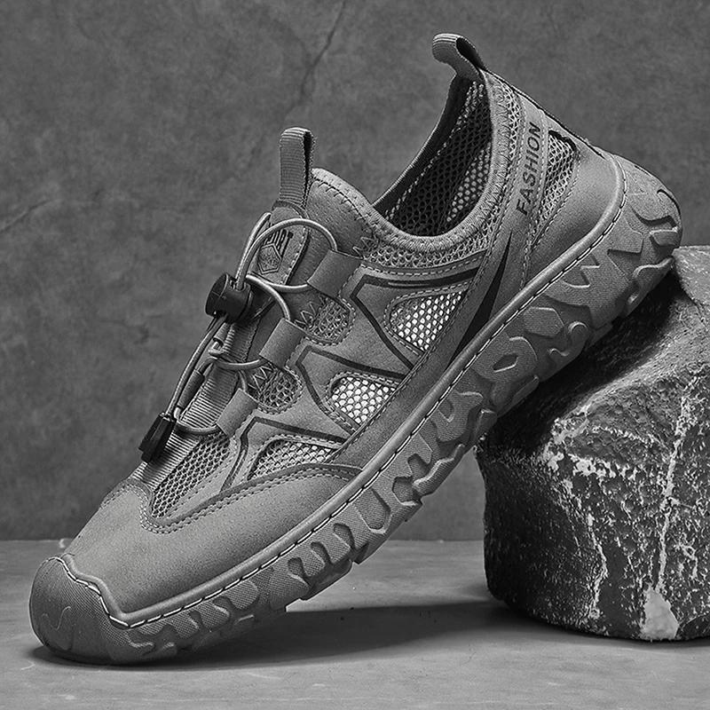 Summer Mesh Men's Casual Shoes Fashion Man Loafers Breathable Male Walking Running Sneakers Athletic Jogging Tennis Sport Shoes