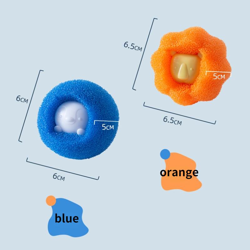 3 Pcs/bag Washing Machine Anti-entanglement Cleaning Clothes Ball Home Portable Decontamination Magic Laundry Balls Products