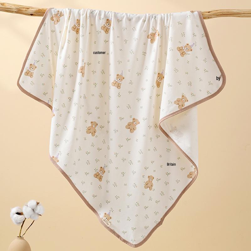 Breathable Pure Cotton Newborn Swaddle Blanket, Thin To Prevent Startle Reflex, Infant Type A.