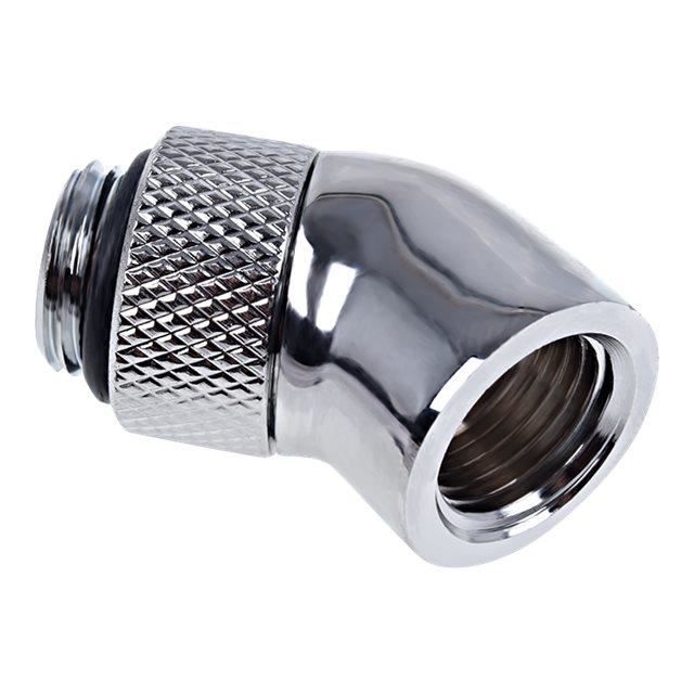 Alphacool Eiszapfen Angled Adaptor 45° Rotatable G1-4 Outer Thread To G1-4 Inner Thread Adaptateur De Raccordement Du Système De…
