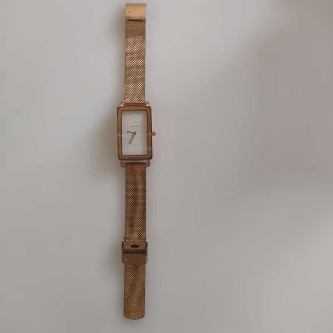 Used SKAGEN Watch Quartz Rose Gold Mesh Belt