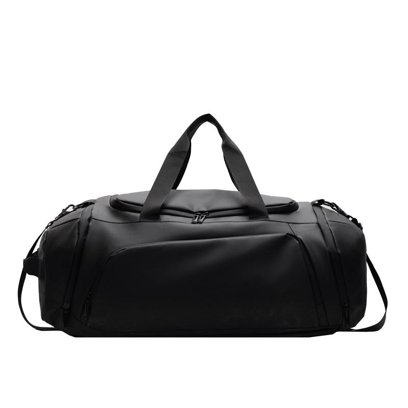 Men and Women Multi-pocket Fitness Bags with Large Capacity Shoe Bins, Hand-heat Wet Separation Shoe Bins Travel Bags