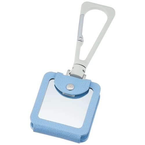 Fieldwork Women's Analog Pocket Watch with Pickles the Frog Bag Charm, 3-Way Watch, White Dial, Blue, PTF004-2