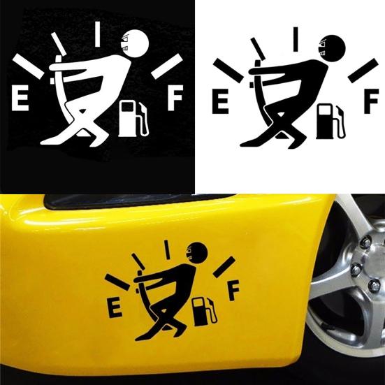 Lustige Tankanzeige-Körperaufkleber, Auto, Auto, wasserdicht, reflektierende Aufkleber, Dekoration