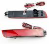 2 Pcs 12V Car Rear Bumper LED Reflector Red Lens Tail Brake Lamp FX35/FX37/FX50