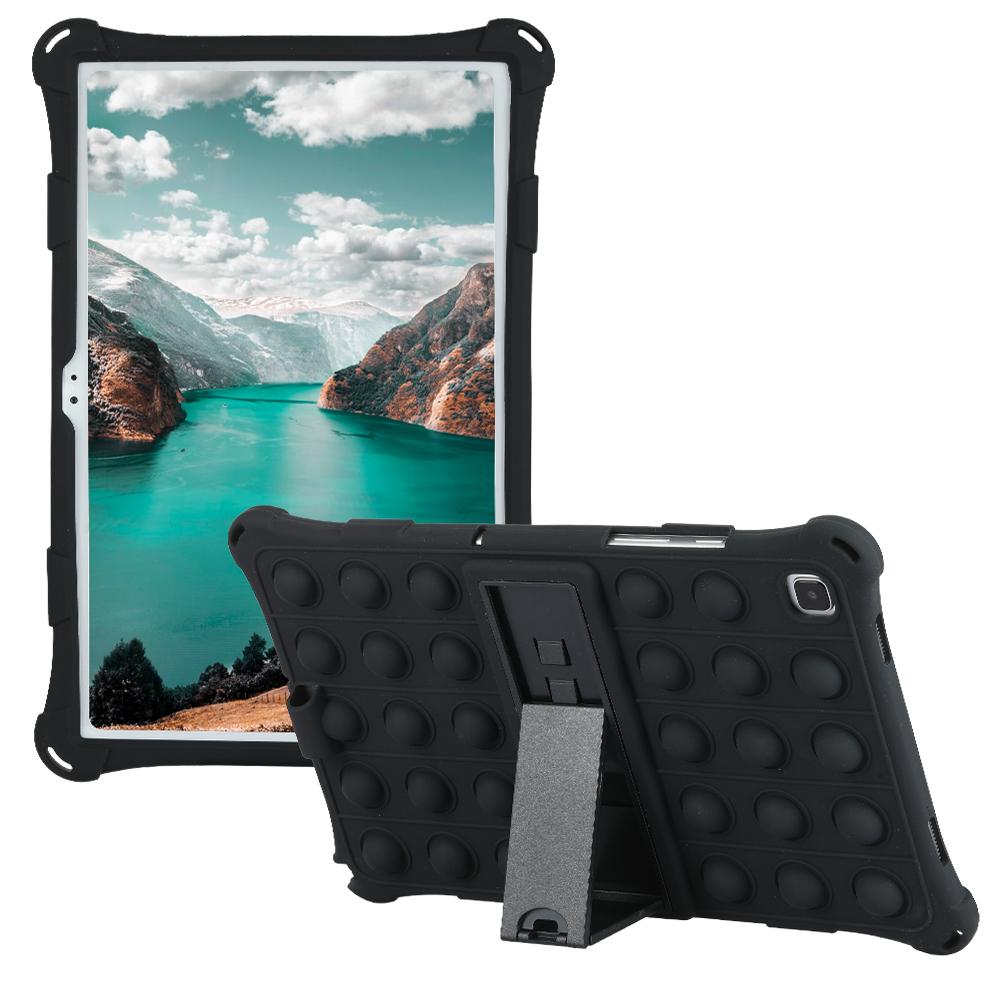 

Чехол для Samsung Galaxy Tab A7 10.4 дюйма T500 T505 Подставка Мягкий силиконовый чехол для планшета Coque A7 10.4 T500 T505 чёрный