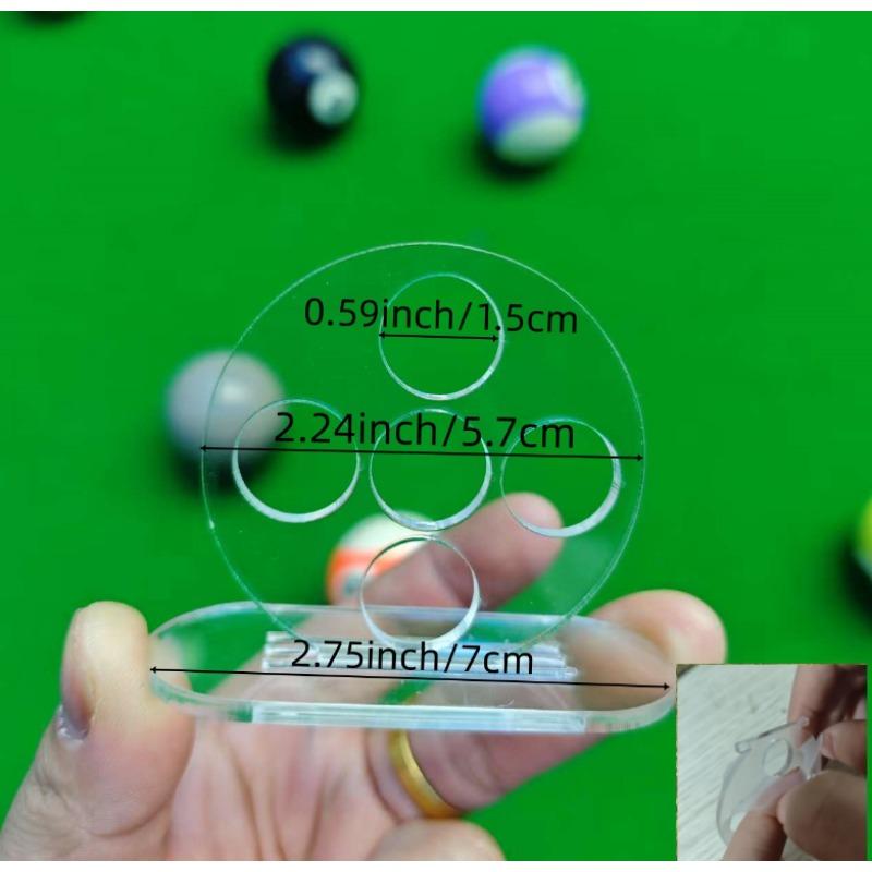 1pc Billiards Shooting Training Aid 5 Holes 1 Hole Action Correction Linear Release Billiards Leisure Entertainment Sports Sight