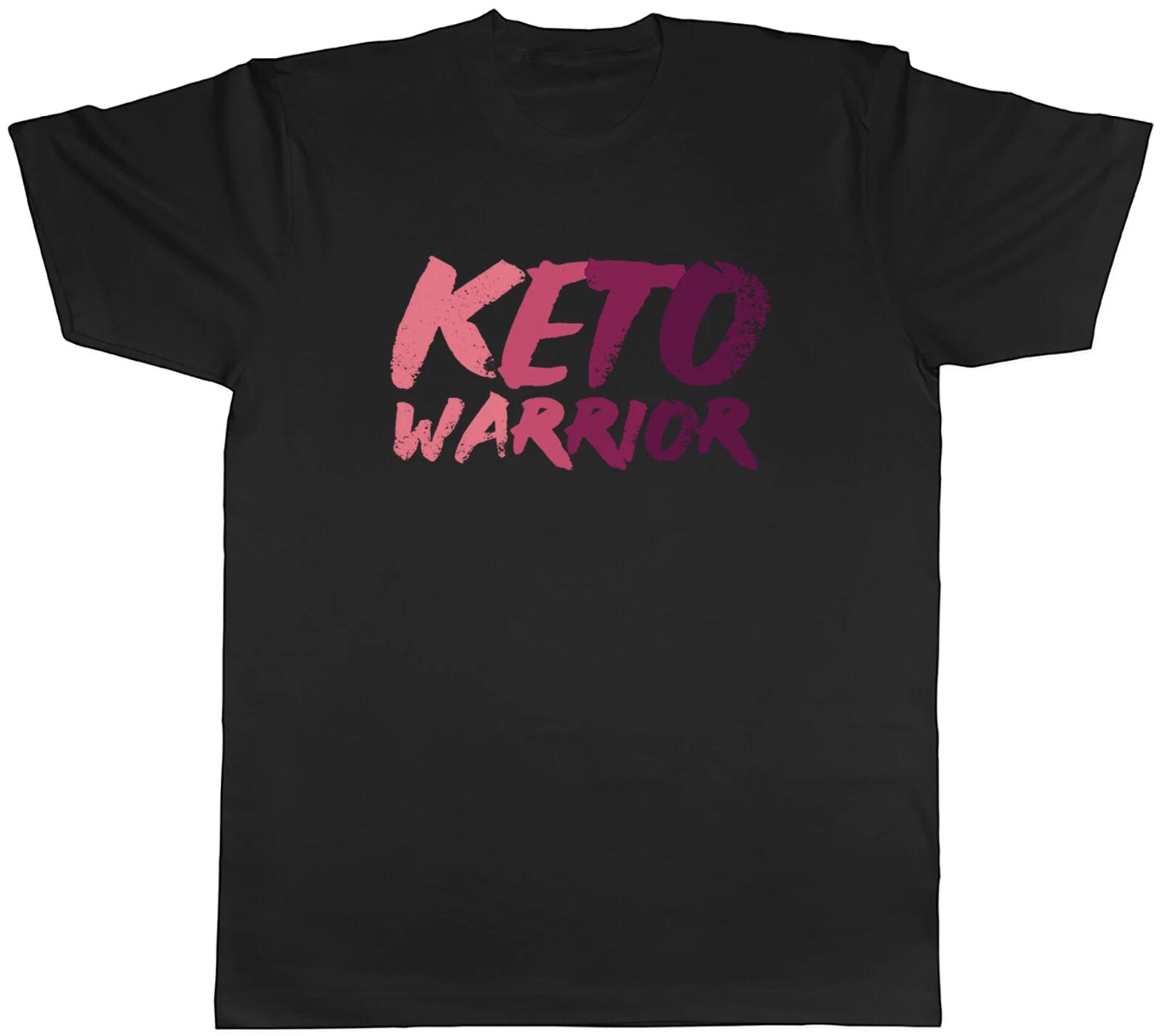 Keto Warrior Mens T-Shirt Fat Loss Ketosis Funny Tee Gift XXXL