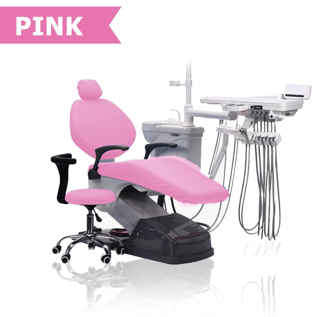 4pcs Fabric Dental Chair Cover Backrest Seat  Case Protector Kit Washable Elastic Cloth Dentist